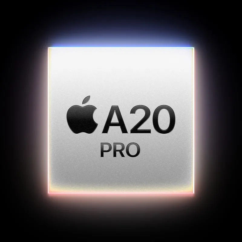 The A20 Pro chip that powers the 2026 iPhone lineup
