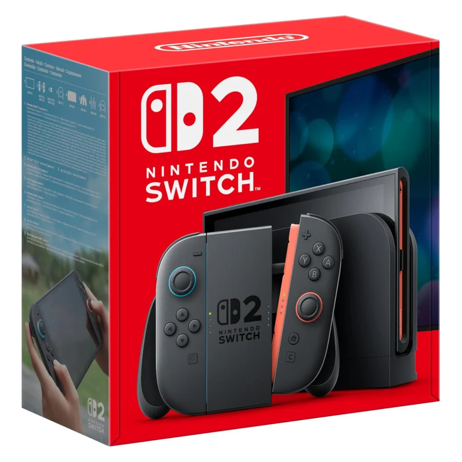Nintendo Switch 2 console UAE version retail box